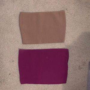 Ribbed tube tops